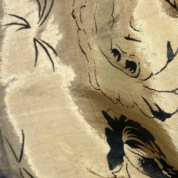 Sandy Starkman Silk Studded Jacket L Olive Green Vintage - Picture 11 of 13